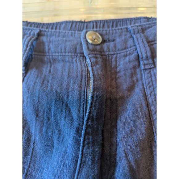 Old Navy Pants Women's Size 4 Cropped Navy Pockets - Picture 4 of 11
